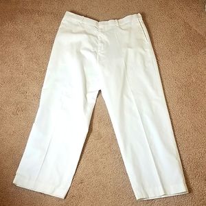 Mens white dress pants size 38 waist and 29 length